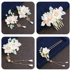 KALIONE hairpins paired with hanfu outfit for traditional styling