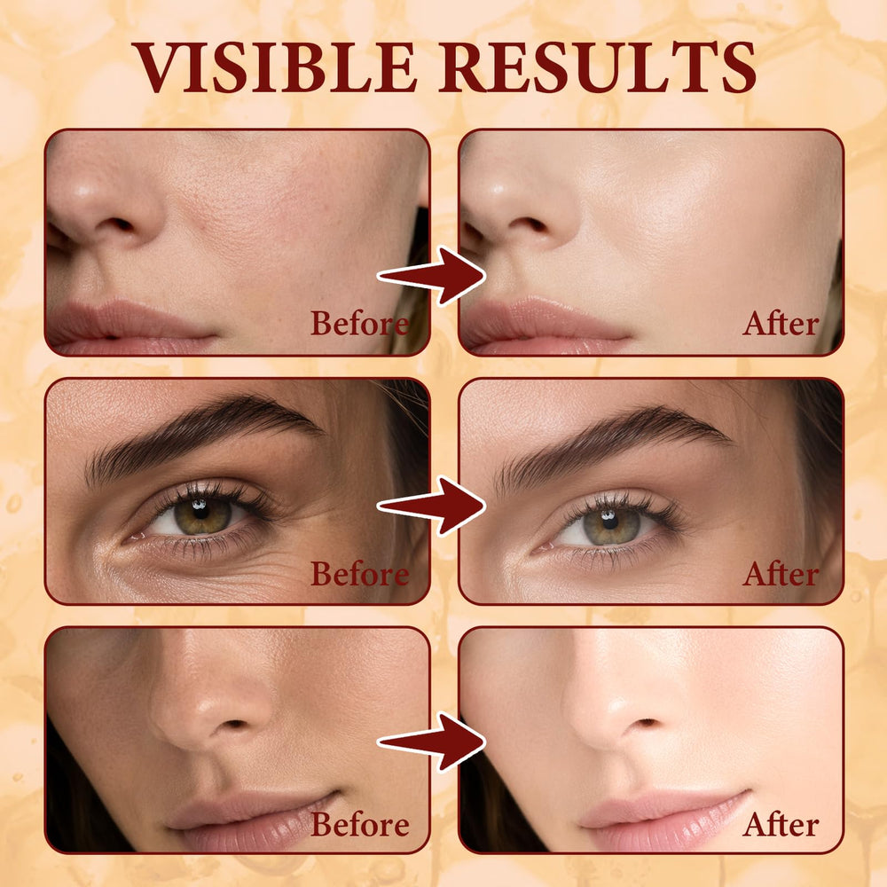 Kallteren being applied to face demonstrating hydration and texture improvement