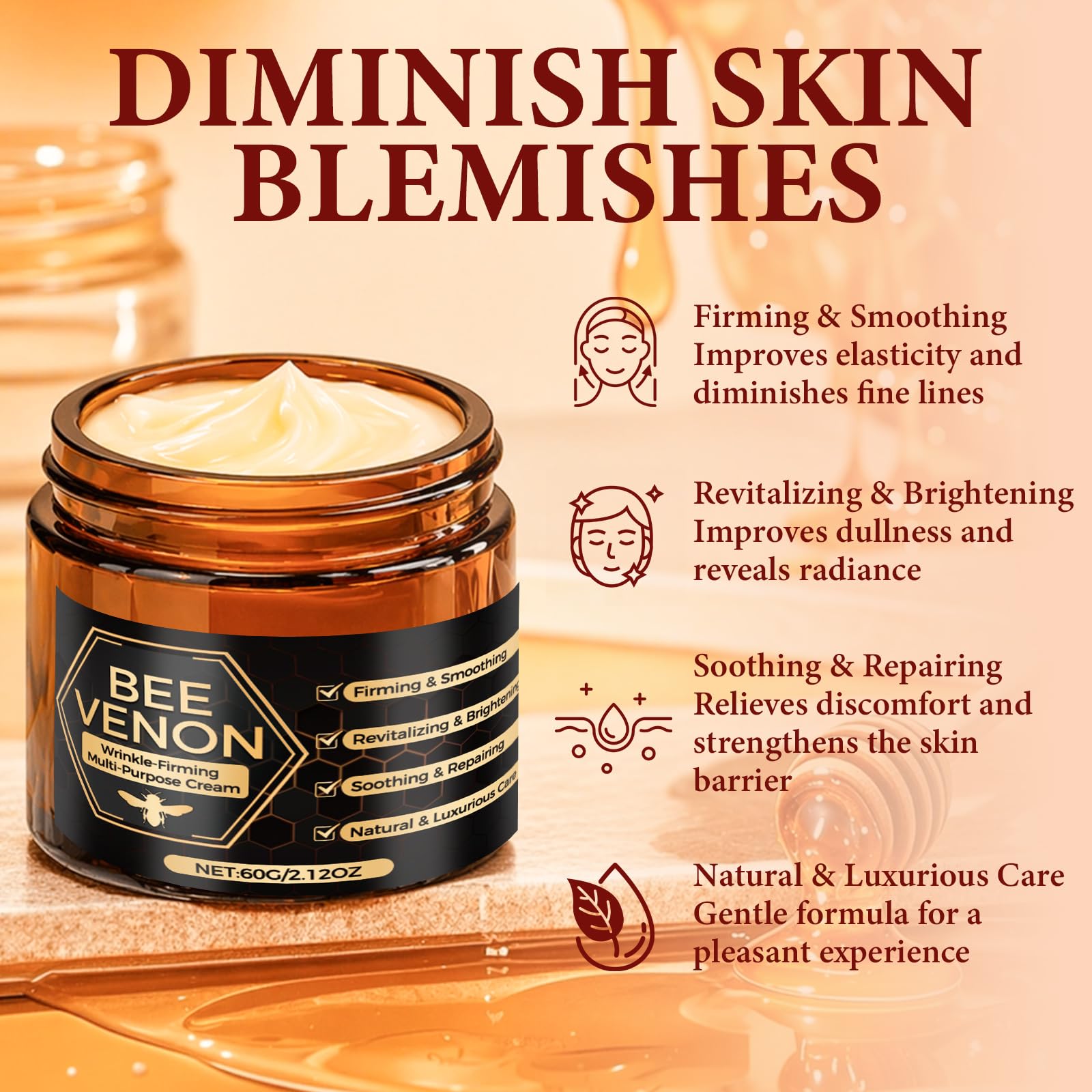 Kallteren cream texture close-up highlighting smooth, fast-absorbing formula
