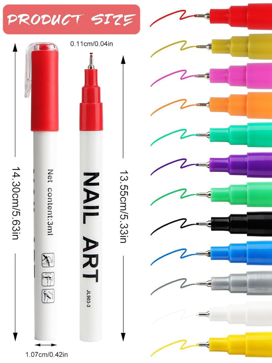 kalolary color array displaying vibrant 12 shades for creative nail art