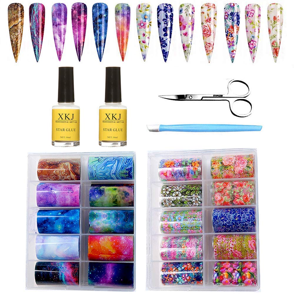 Kalolary front packaging showing full starry foil kit and contents benefit convenience