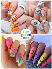 Kalolary pen drawing thin lines on a nail for professional-looking detail