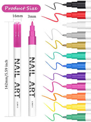 Kalolary close-up of pen tips for precise lines and improved control