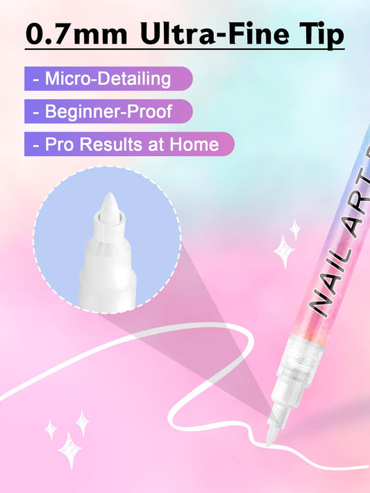 kalolary close-up of 0.7mm tip for precise lines and tiny dots