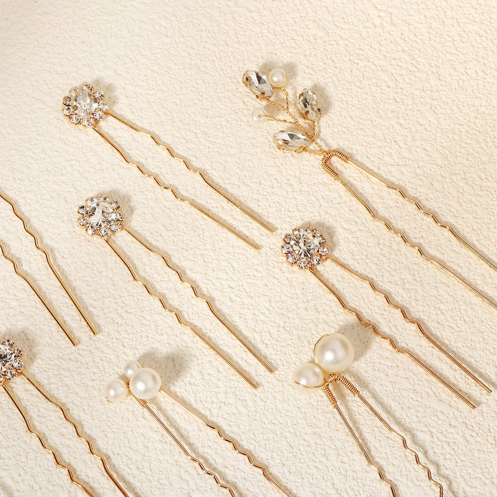 KALOLIA close-up of pearl and rhinestone detail highlighting sparkle and craftsmanship