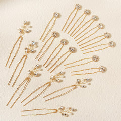 KALOLIA hairpins placed in an elegant updo for secure decorative hold