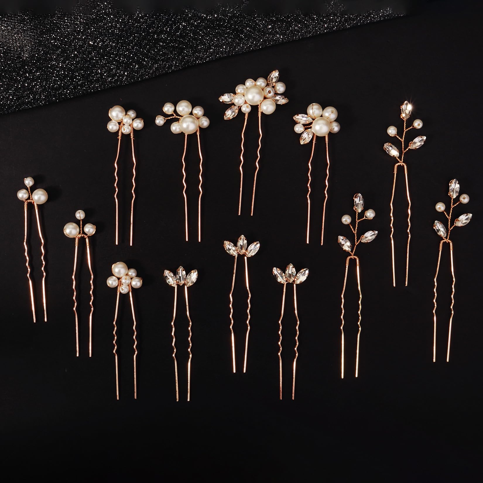 KALOLIA thirteen pins laid out highlighting set quantity benefit: styling variety