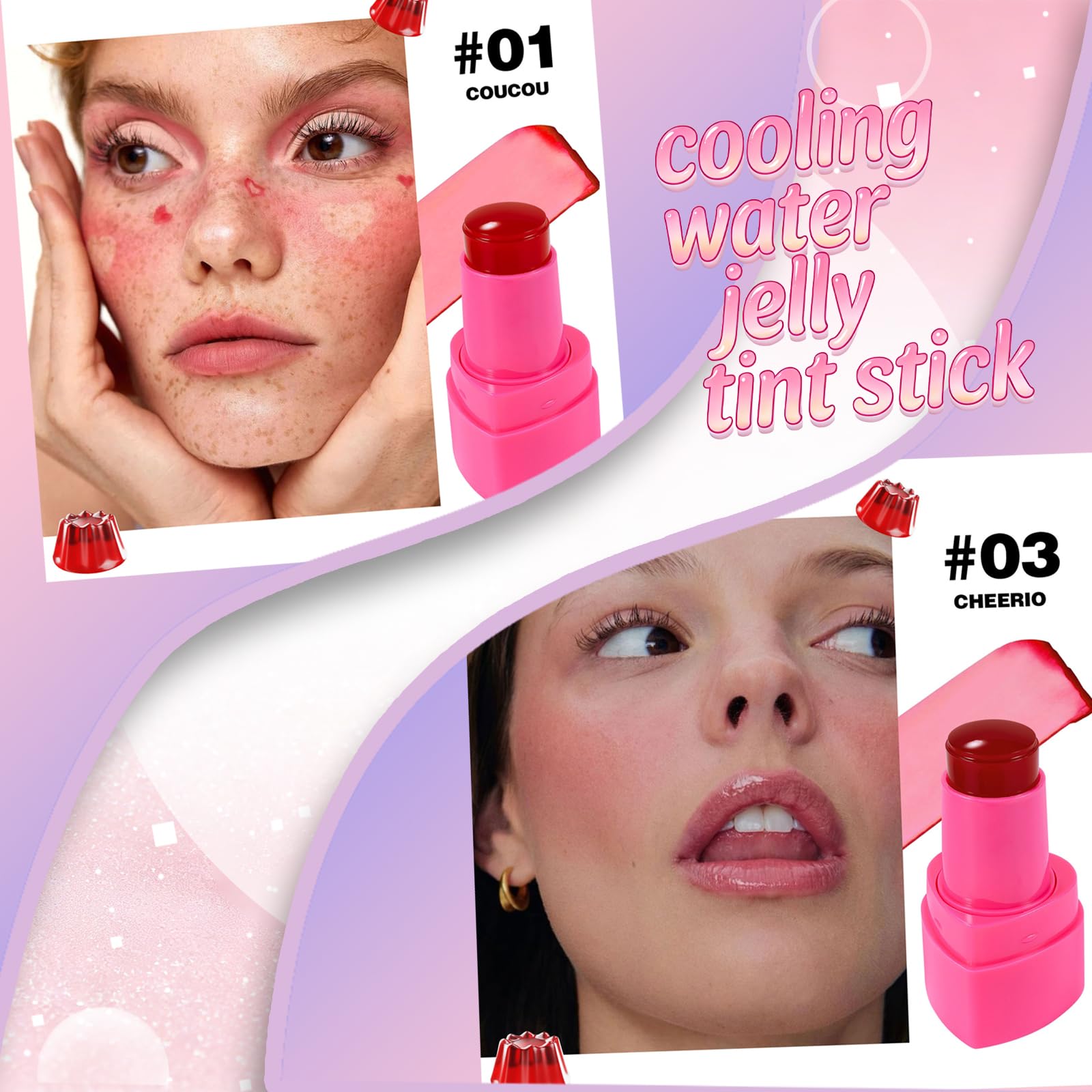 KALYFADIO cheeks before and after illustrating natural flush and long-lasting color