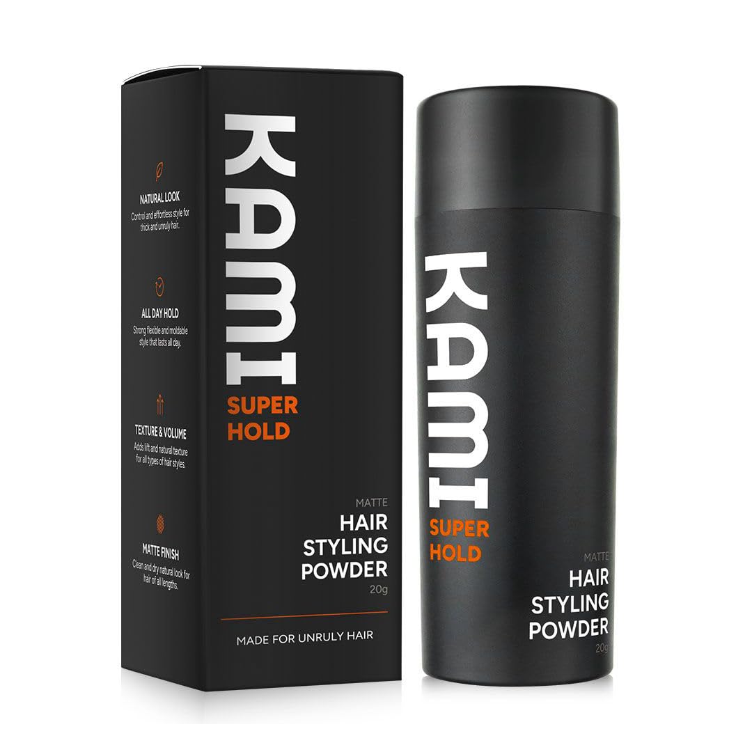 Kami bottle front view showing compact travel-ready packaging and easy storage benefit