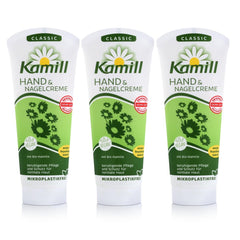 Kamill classic front packaging showing three tubes and product benefits