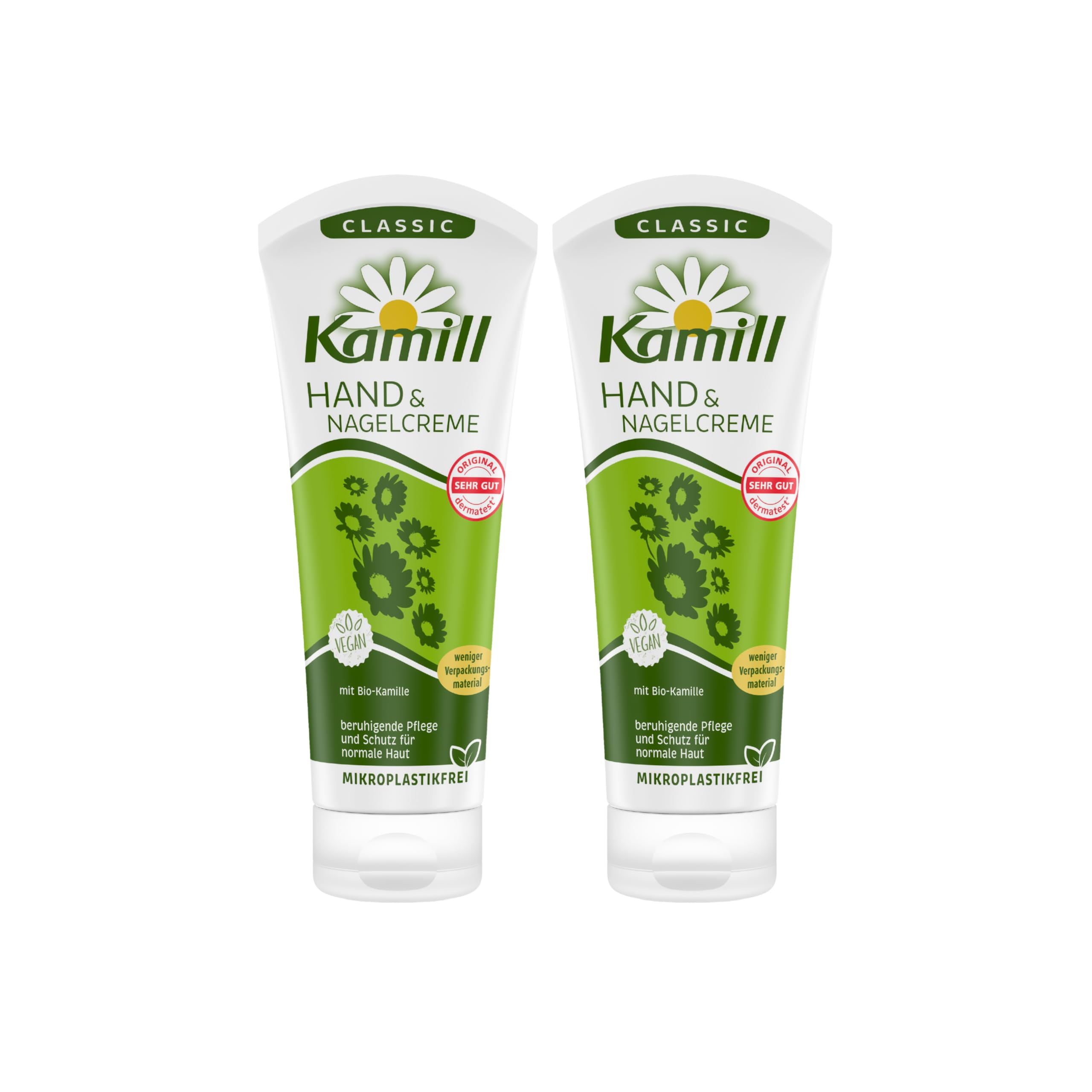 kamill classic front tube showing branding and chamomile benefits