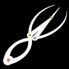 KAMILLEE calipers satin finish texture close-up for corrosion resistance and low glare