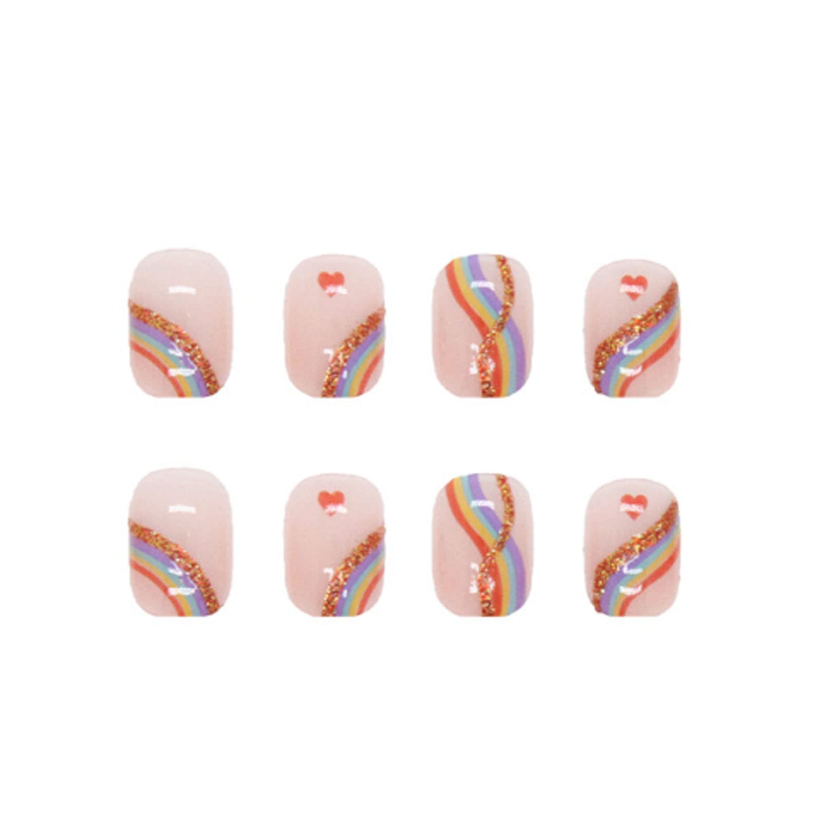 Kamize size comparison display with 12 different sizes demonstrating fit options for each nail bed