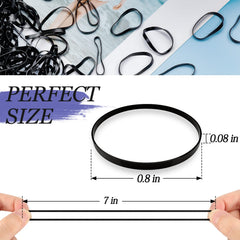 KANPRINCESS close-up of rubber band texture showing flexible durable material benefit