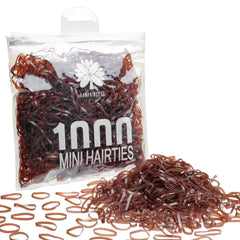 KANPRINCESS front packaging showing 1000 brown mini bands and easy storage