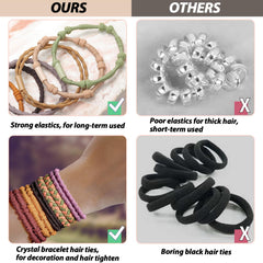 KANPRINCESS hair tie worn as bracelet on wrist showing style and easy access