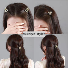 KANXINR clip in hair half-up style adding refined decoration