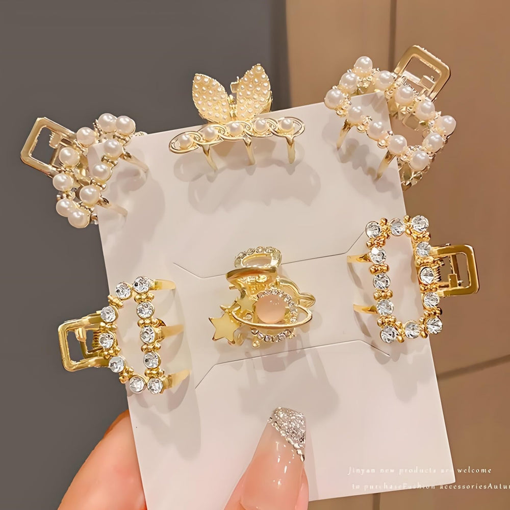KANXINR six clips laid flat for easy outfit matching