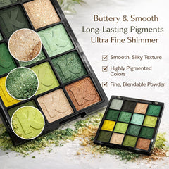 K'APEINE palette in use on festival eye demonstrating bold vibrant color