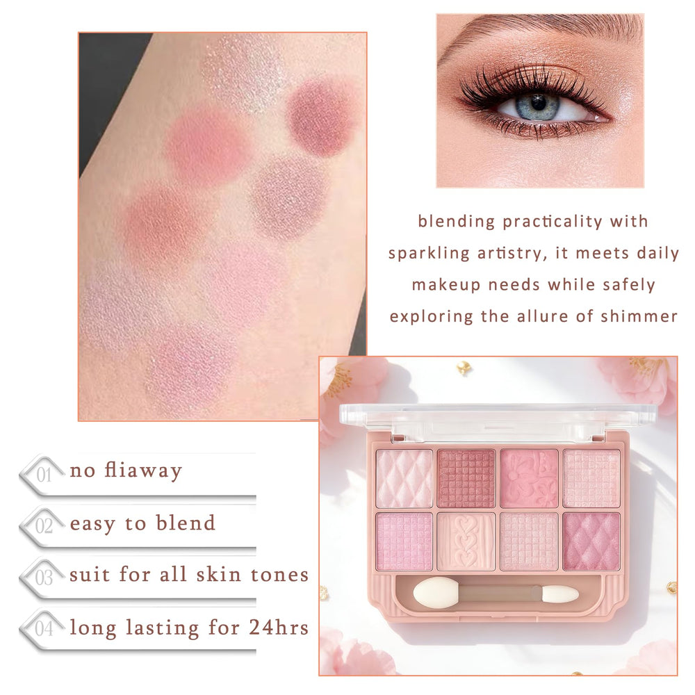 K'APEINE close-up of powder texture and shimmer for smooth blendability benefit