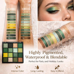 K'APEINE palette held in hand showing scale and pocketable convenience