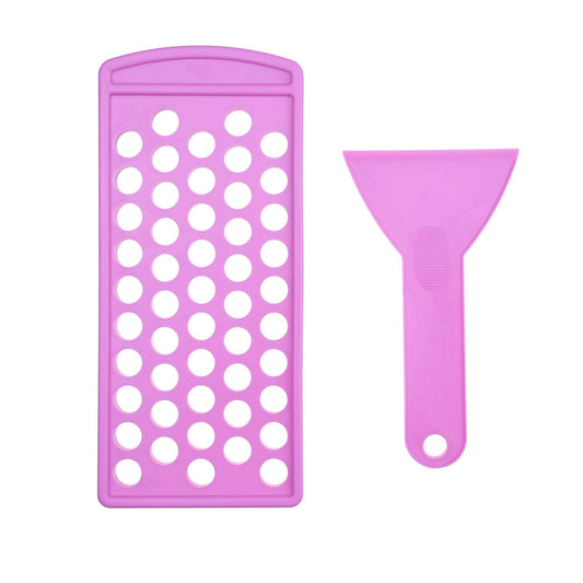 Kare & Kind front view tray and spatula showing full 50-cavity capacity and neat organization