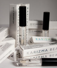 KARIZMA festival model wearing glitter, long-lasting event-ready look