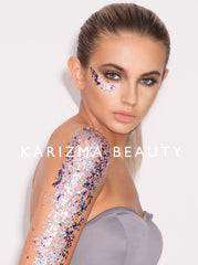 KARIZMA close-up of glitter mix textures highlighting sparkle and variety