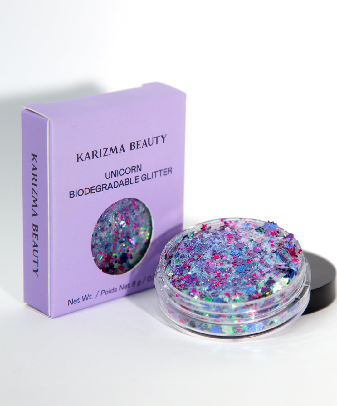 KARIZMA glitter used in festival makeup showing bold wearable artistry