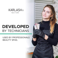 Karlash 0.5 oz bottle beside ruler showing compact travel-friendly size
