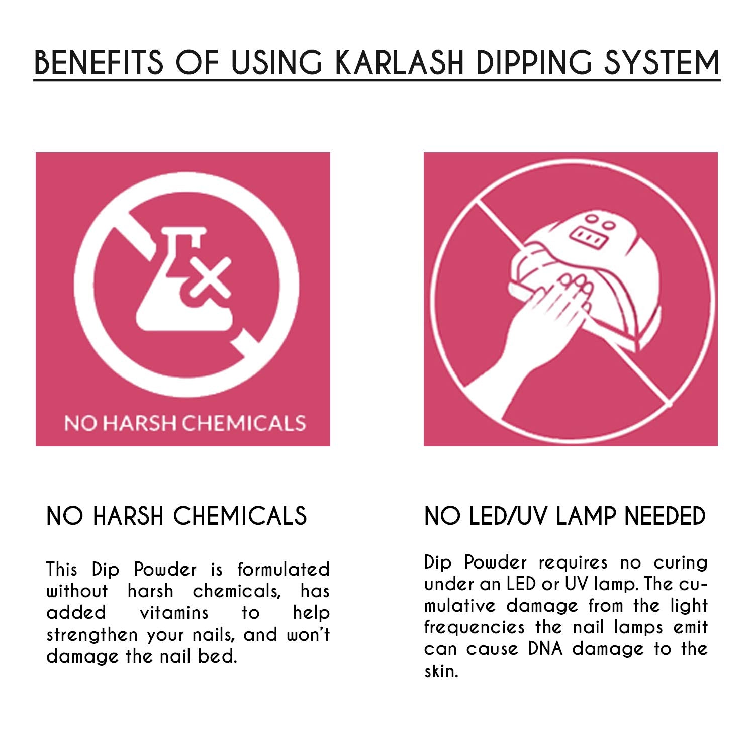 Karlash being brushed onto a nail to promote strong powder bond