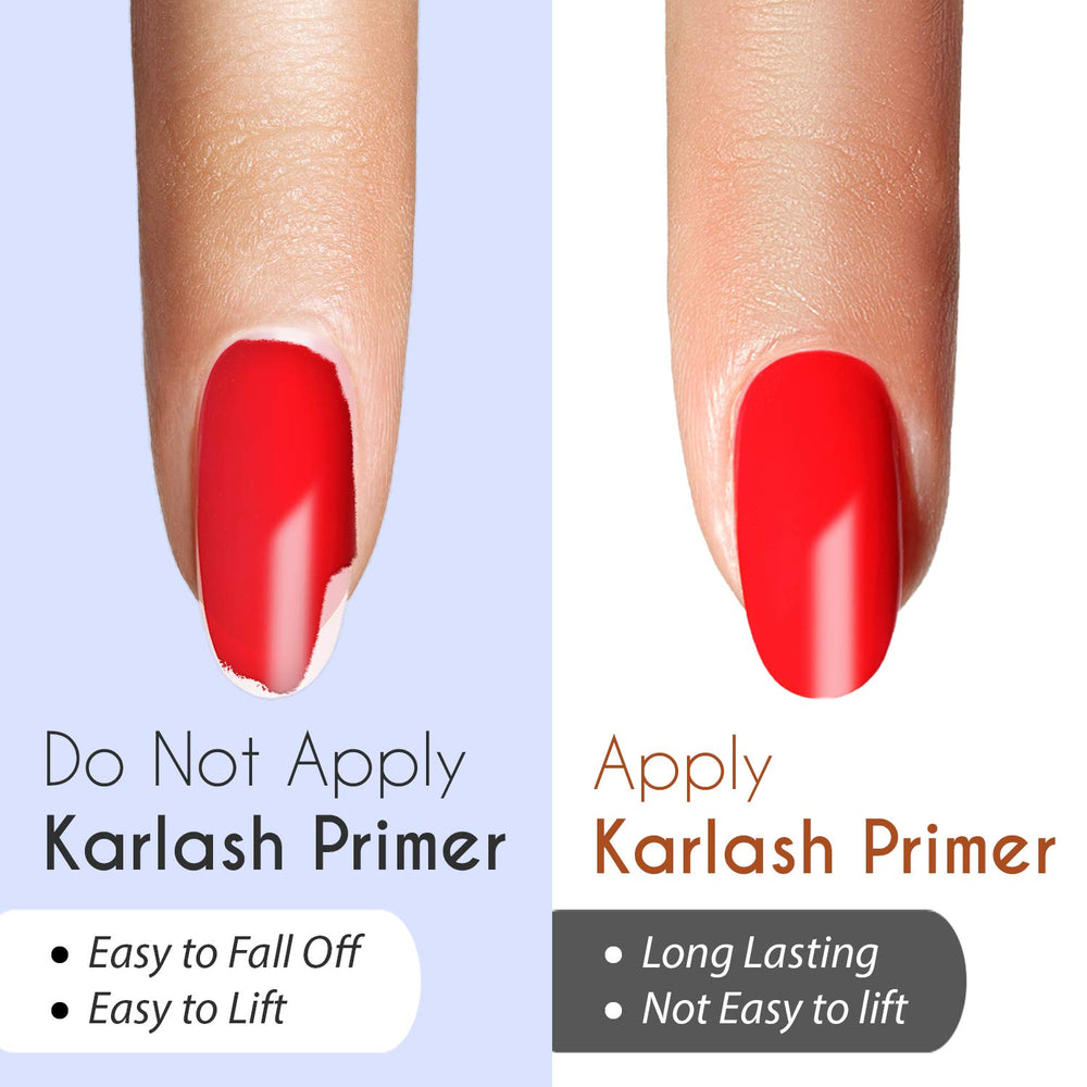 Karlash bottle close-up and dropper highlighting precise application benefit