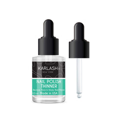 Karlash bottle front view showing professional thinner and salon-ready look
