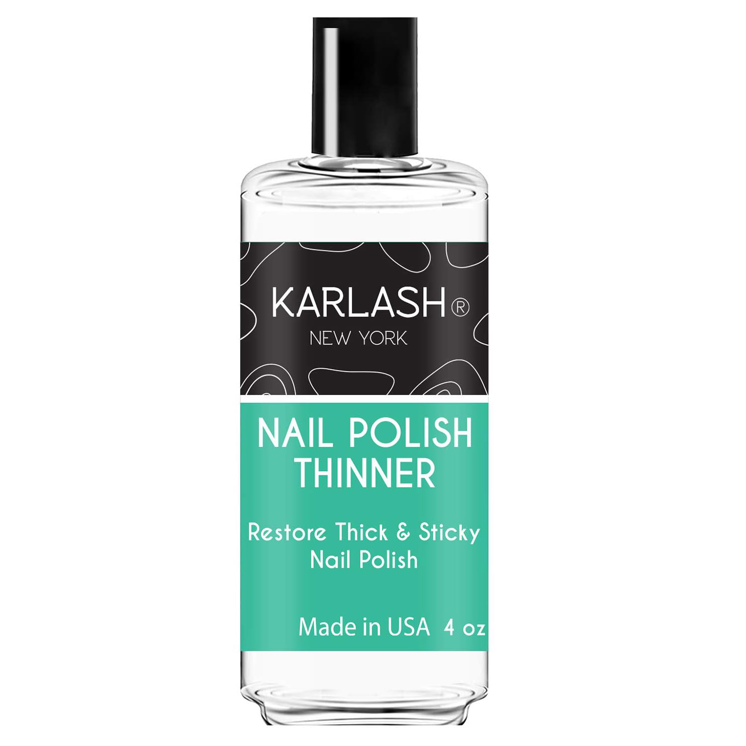 Karlash 4 oz bottle front label showing size and professional branding for easy identification