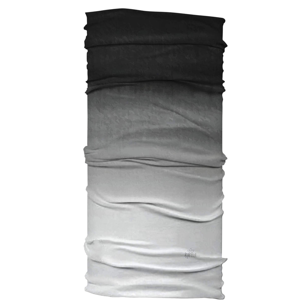 Karma headband worn during outdoor run demonstrating secure fit and versatile styling benefit