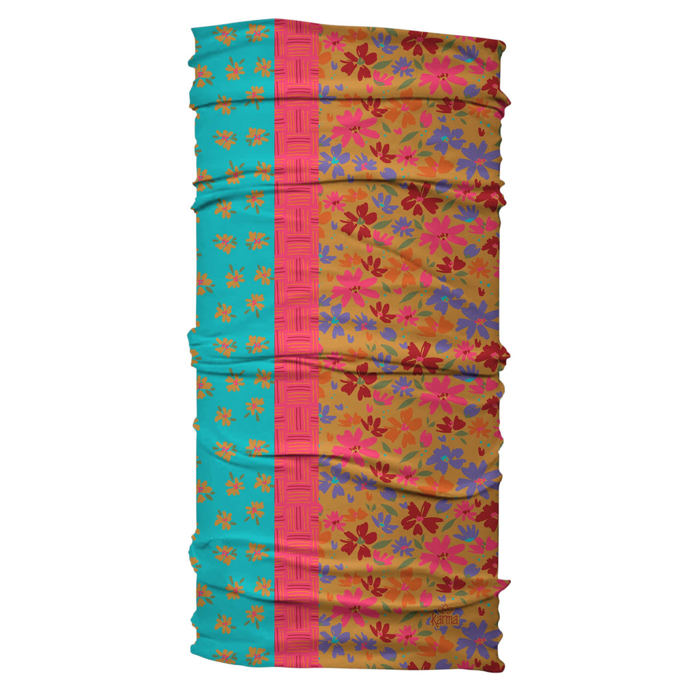 Karma fabric close-up texture highlighting microfiber softness and quick-dry benefit