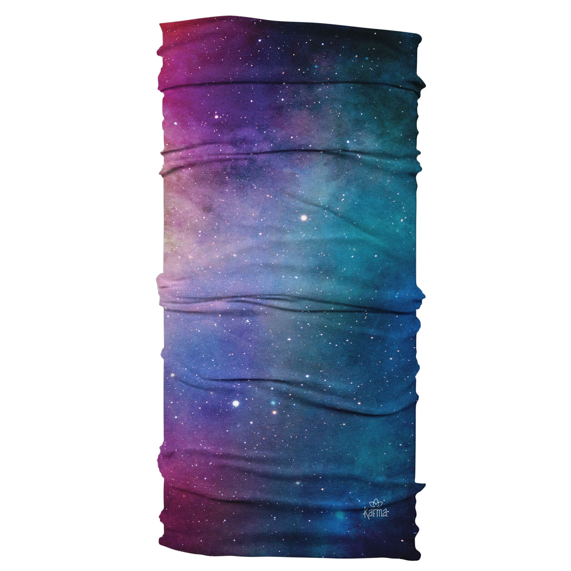 Karma galaxy fabric close-up highlighting texture and breathable comfort benefit