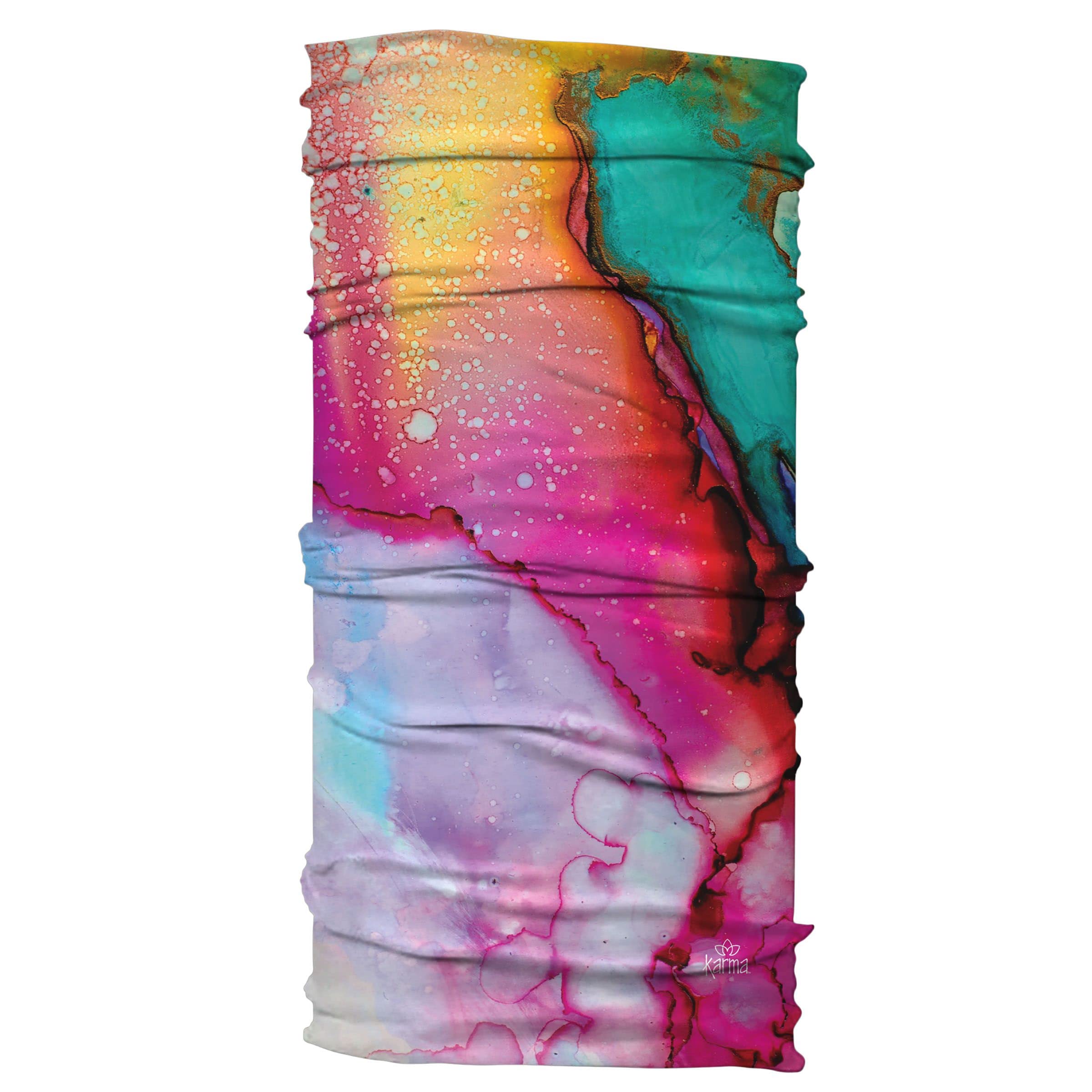 Karma headband fabric close-up highlighting microfiber texture and comfortable stretch