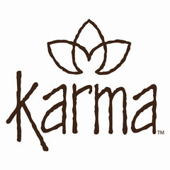 Karma headband in beach setting showing sun-ready coverage and casual style
