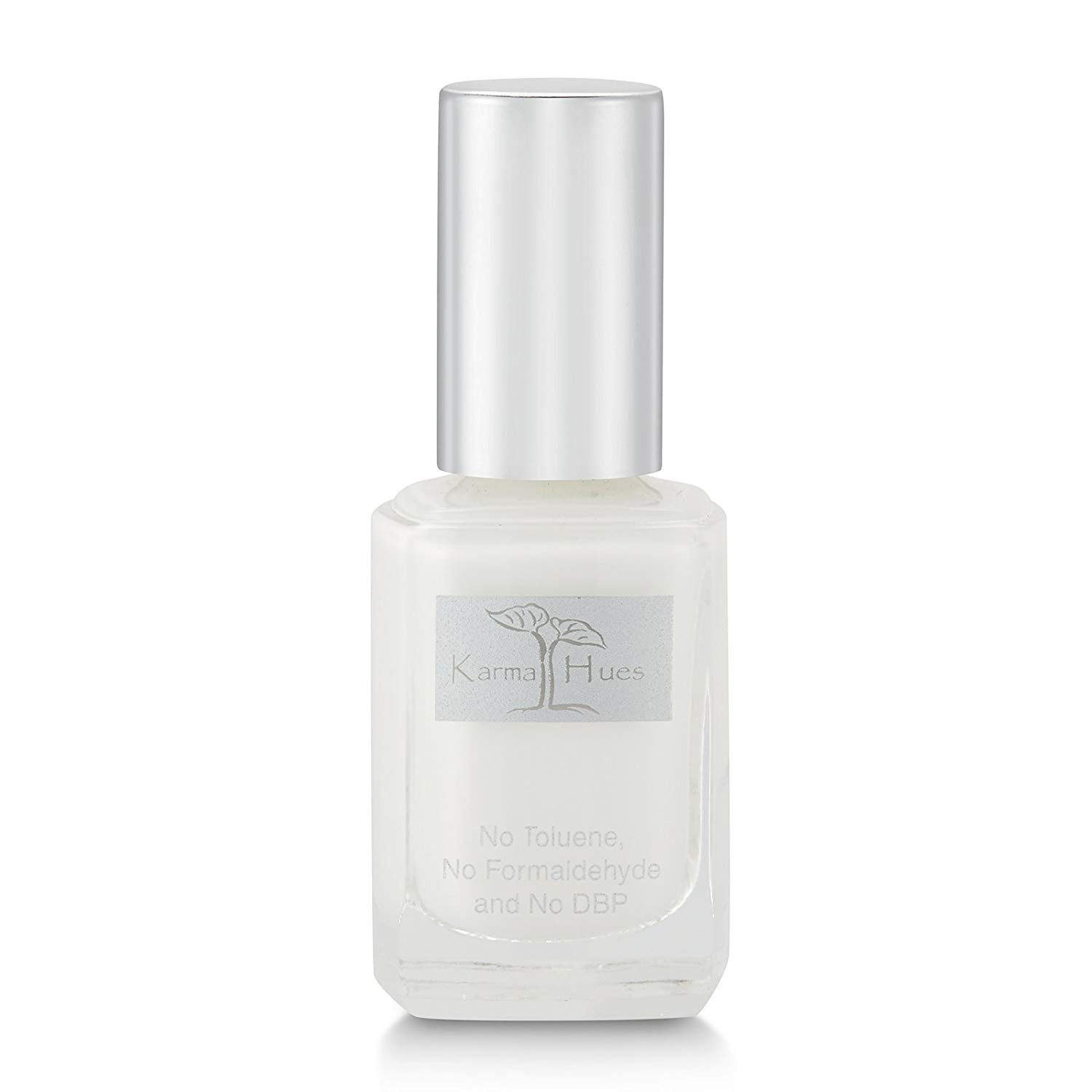karma organic bottle front showing clean, non toxic polish benefit
