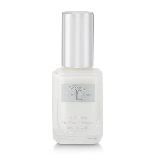 karma organic bottle front showing clean, non toxic polish benefit
