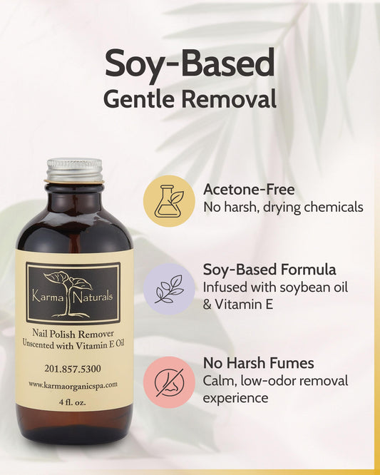 karma organic closeup label highlighting ingredients and eco packaging benefits