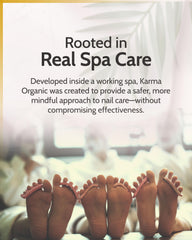 karma organic cuticle closeup showing moisturized skin and nail strength benefit