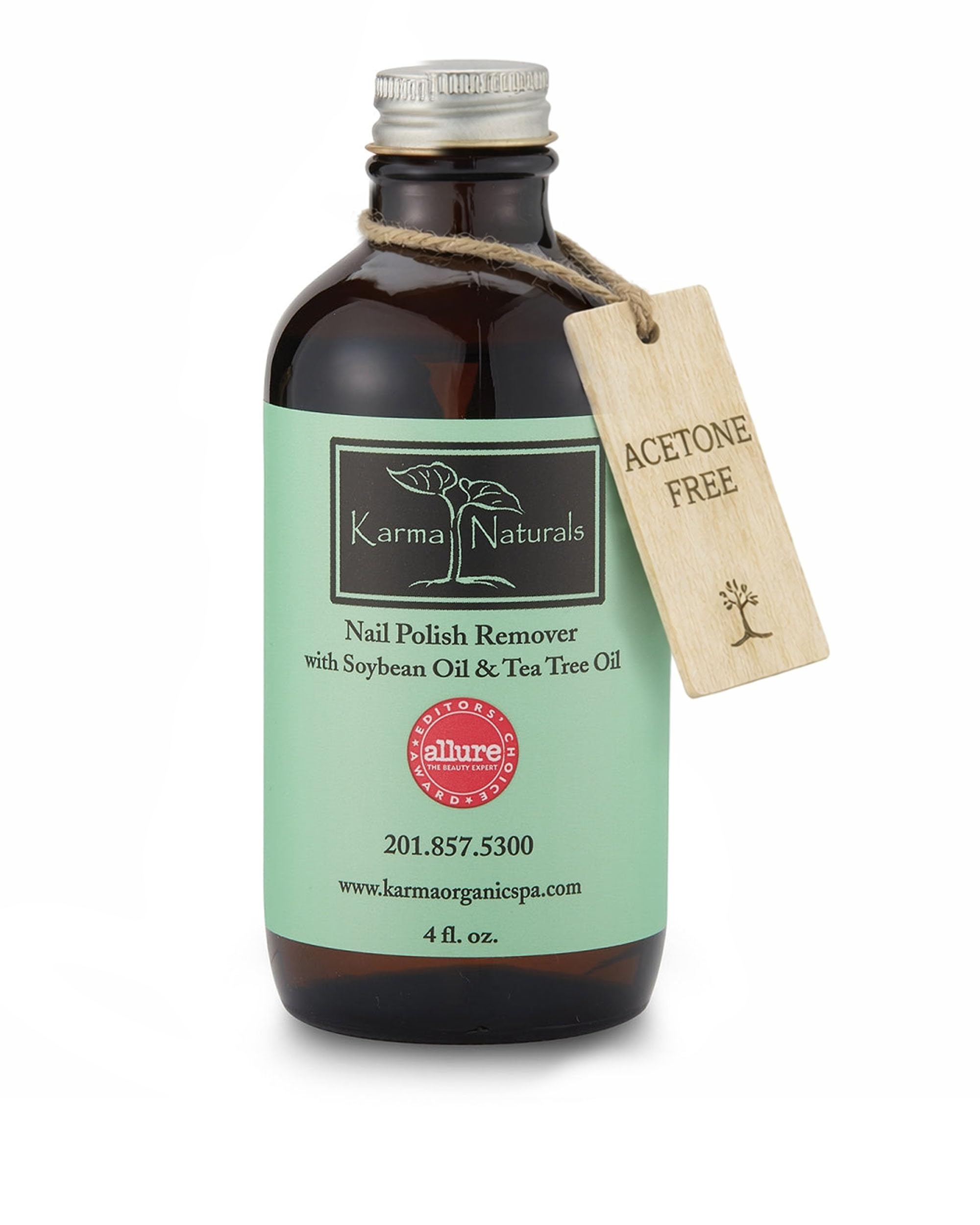 Karma Organic front bottle showing clean packaging and size benefit