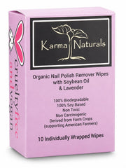 Karma Organic front packet showing branding and travel-ready design for convenience
