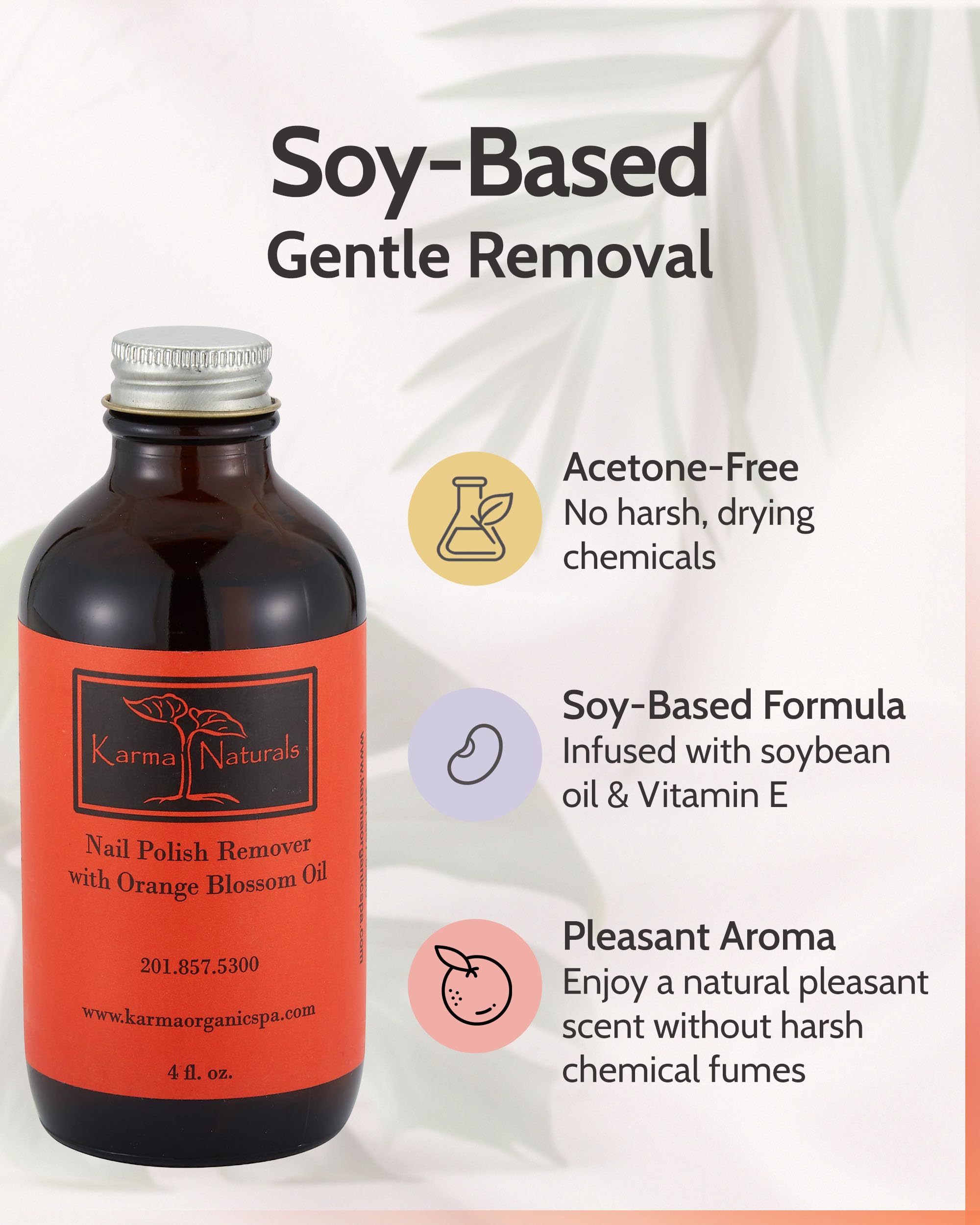 karma organic label closeup highlights vegan non-toxic ingredient benefits
