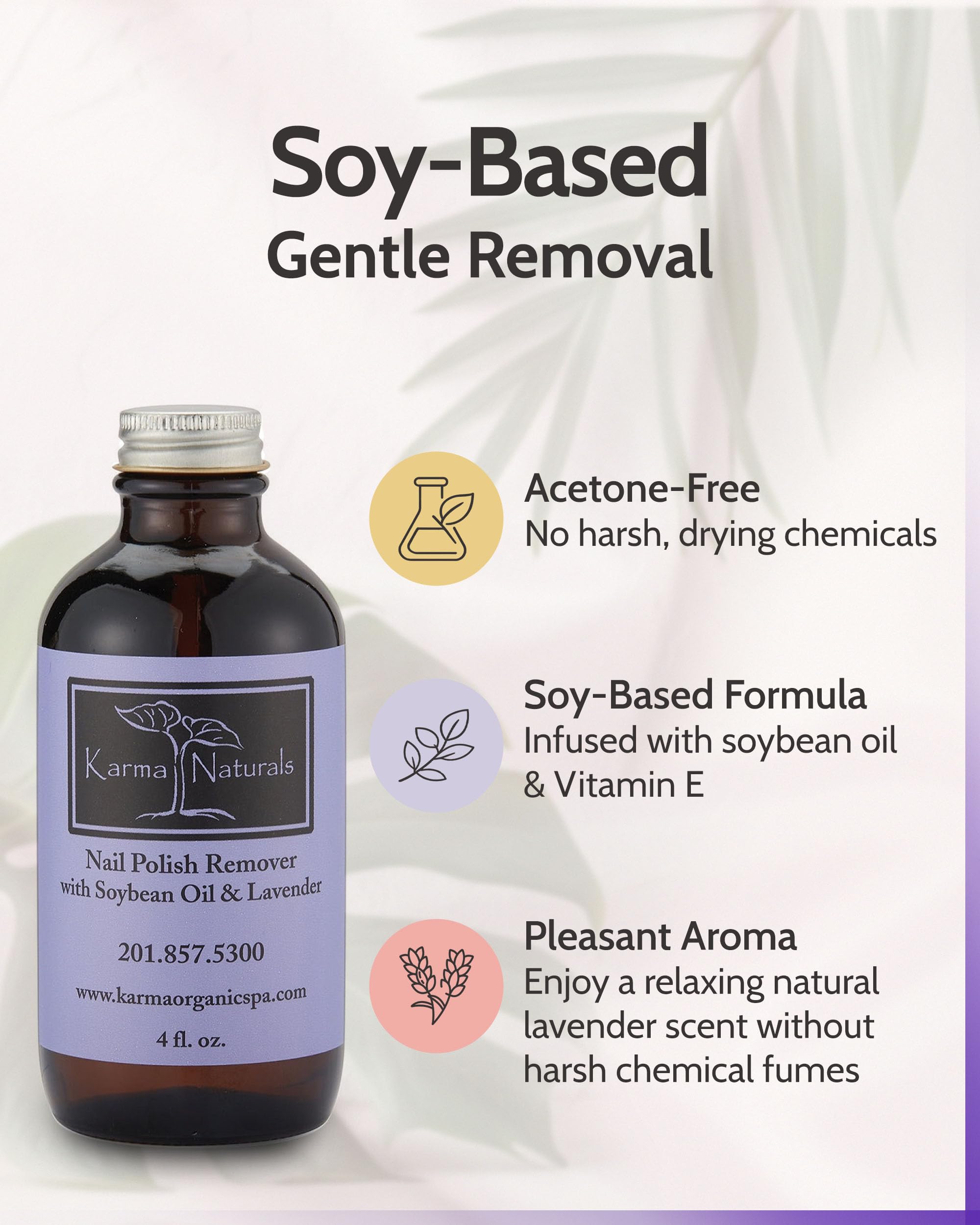 karma organic label detail with ingredient list visible, reassures non-toxic clean beauty