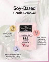 karma organic open sachet with single wipe ready to use for quick touch-ups