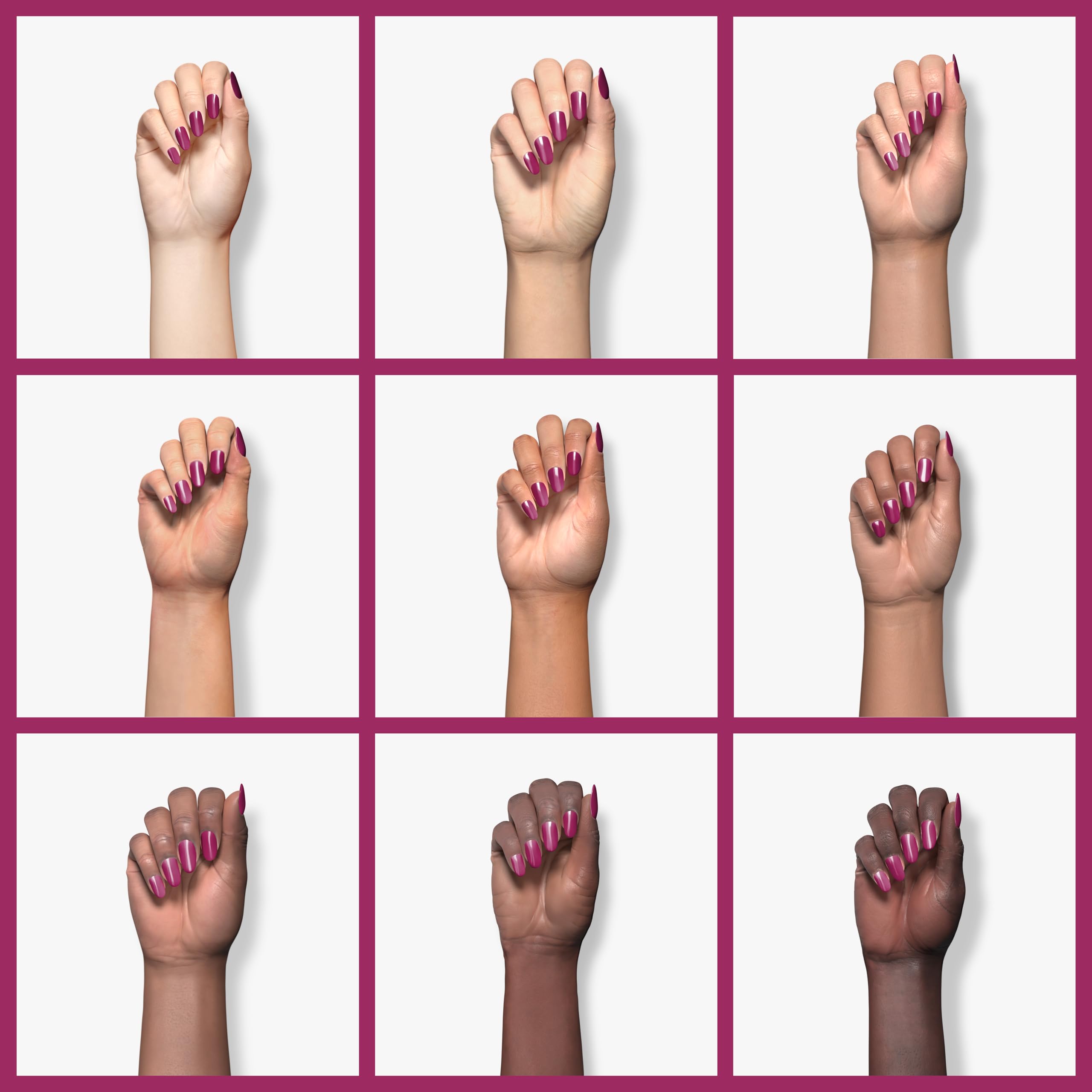 karma organic color swatch on hand illustrating true-to-tone benefit
