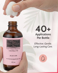 Karma Organic bottle surrounded by rose petals showing natural rose oil benefit